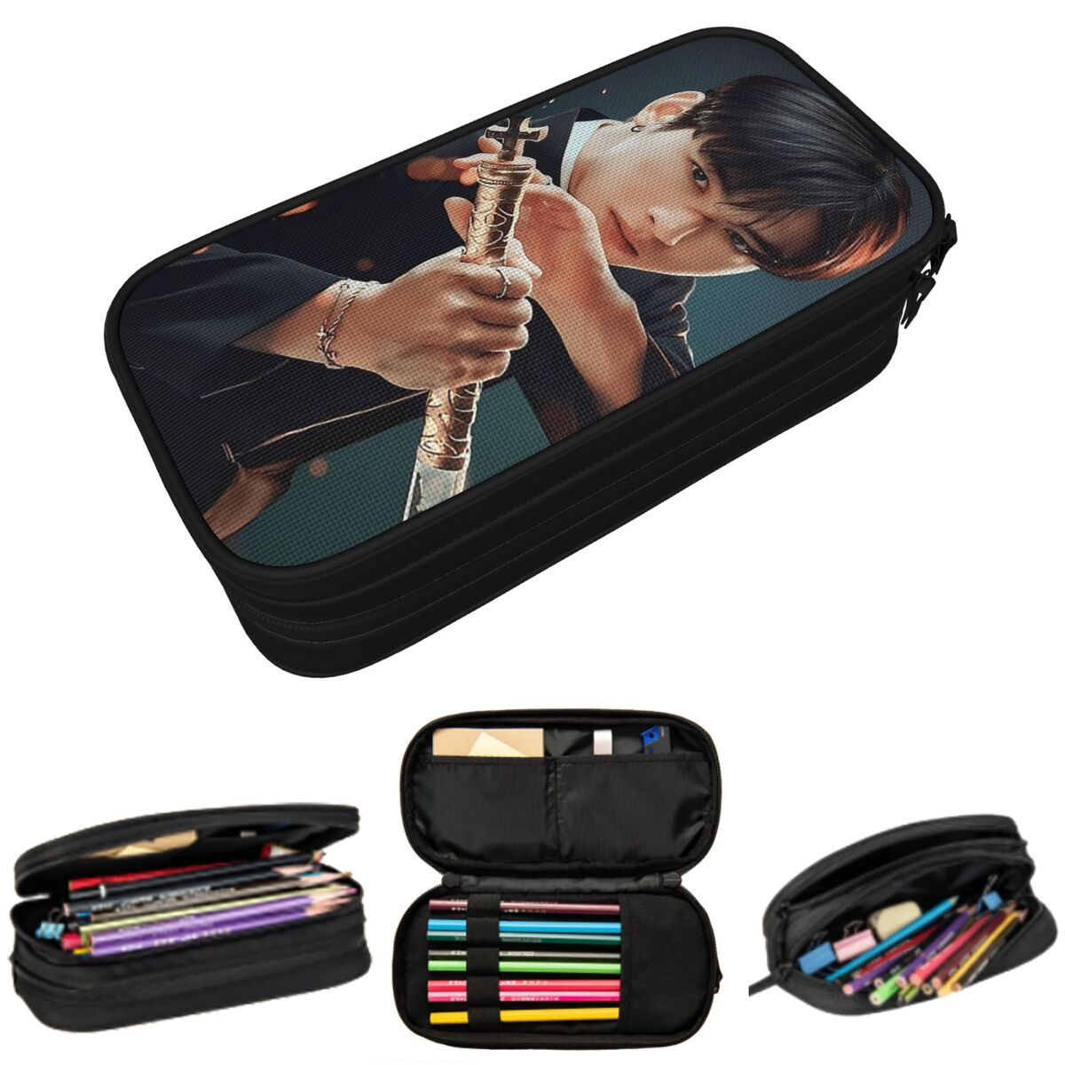 Cha Eunwoo Pencil Case for Boy - Stationery And Office Supply Chain recension och pris