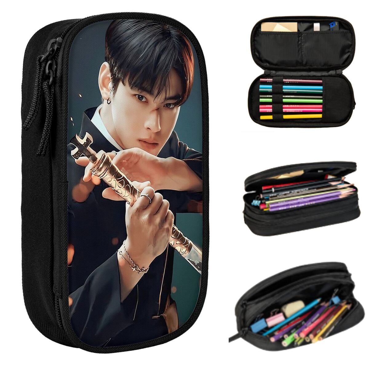 Cha Eunwoo Pencil Case for Boy - Stationery And Office Supply Chain recension och pris