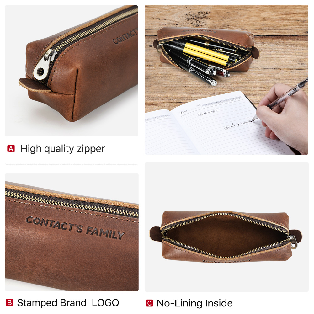 Retro Leather Pencil Case High - Stationery Supply Business recension och pris