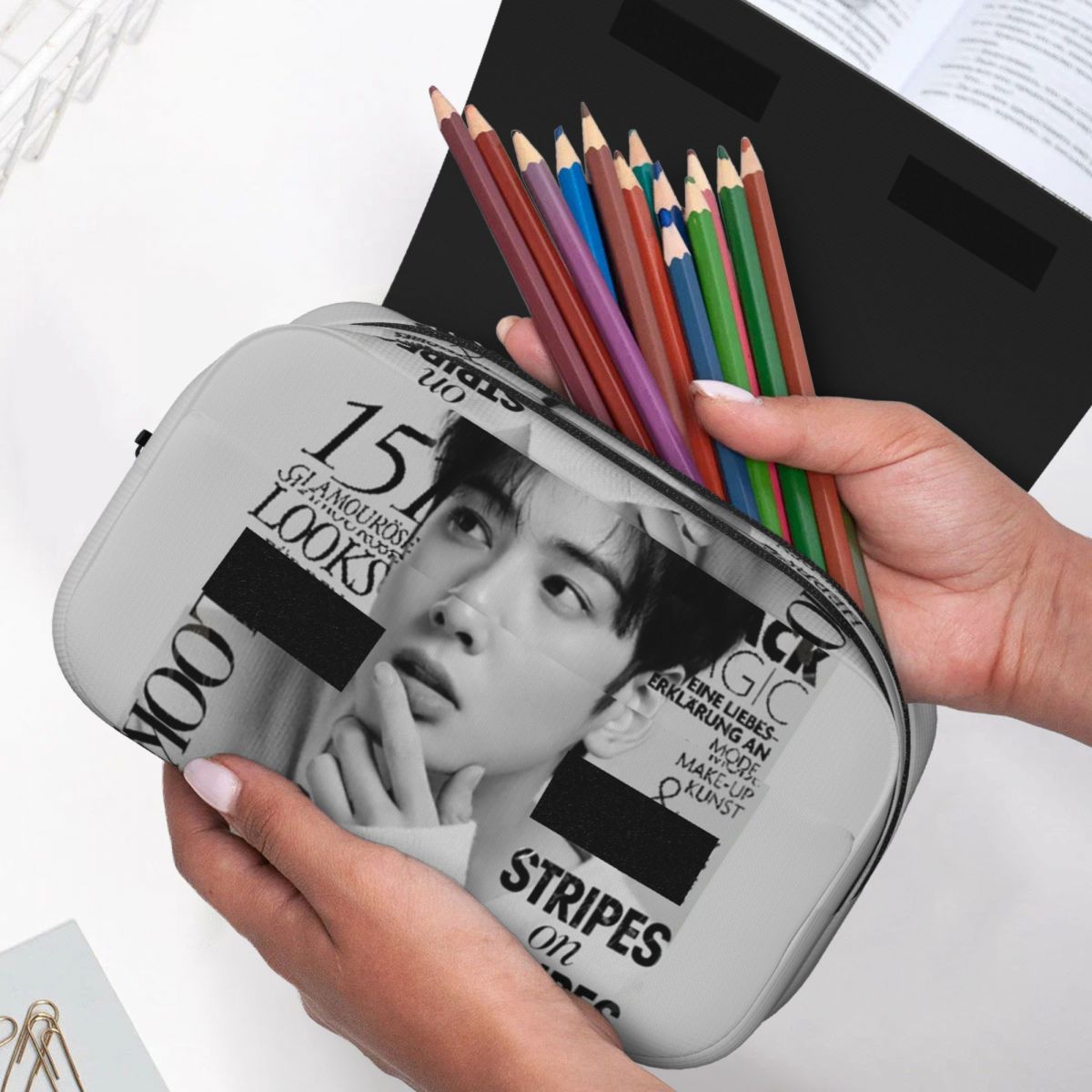 Cha EunWoo Kpop Astro Pencil C - Stationery And Office Supply Chain recension och pris