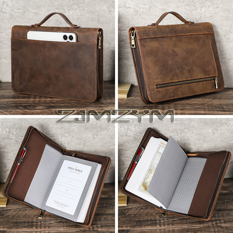 Retro Leather Notebook Cover C - Stationery Supply Business recension och pris