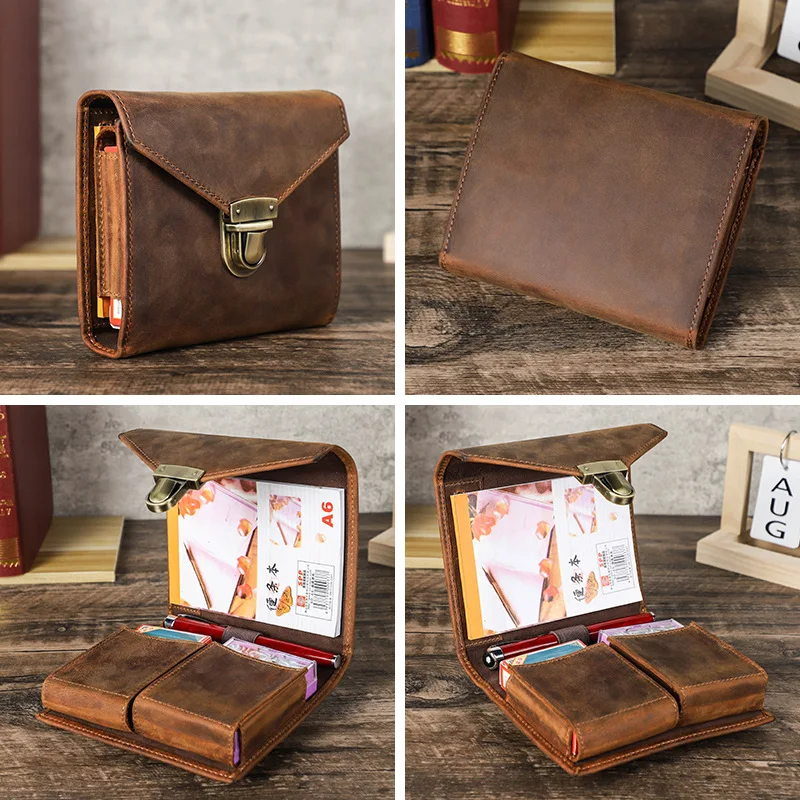 Luxury Retro Leather Notebook  - Stationery Supply Business recension och pris
