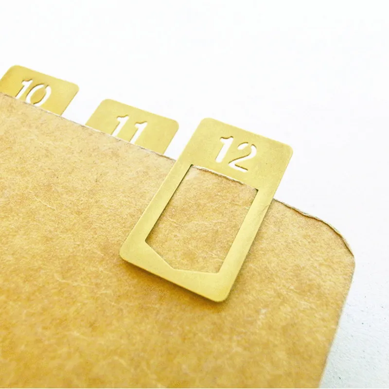 12 Pcs/lot Vintage Copper Book - Stationery Office And School Supply Stores recension och pris
