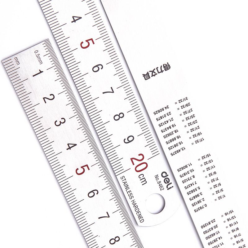 Deli 20cm Stainless Steel Meta - Stationery Office And School Supply Stores recension och pris