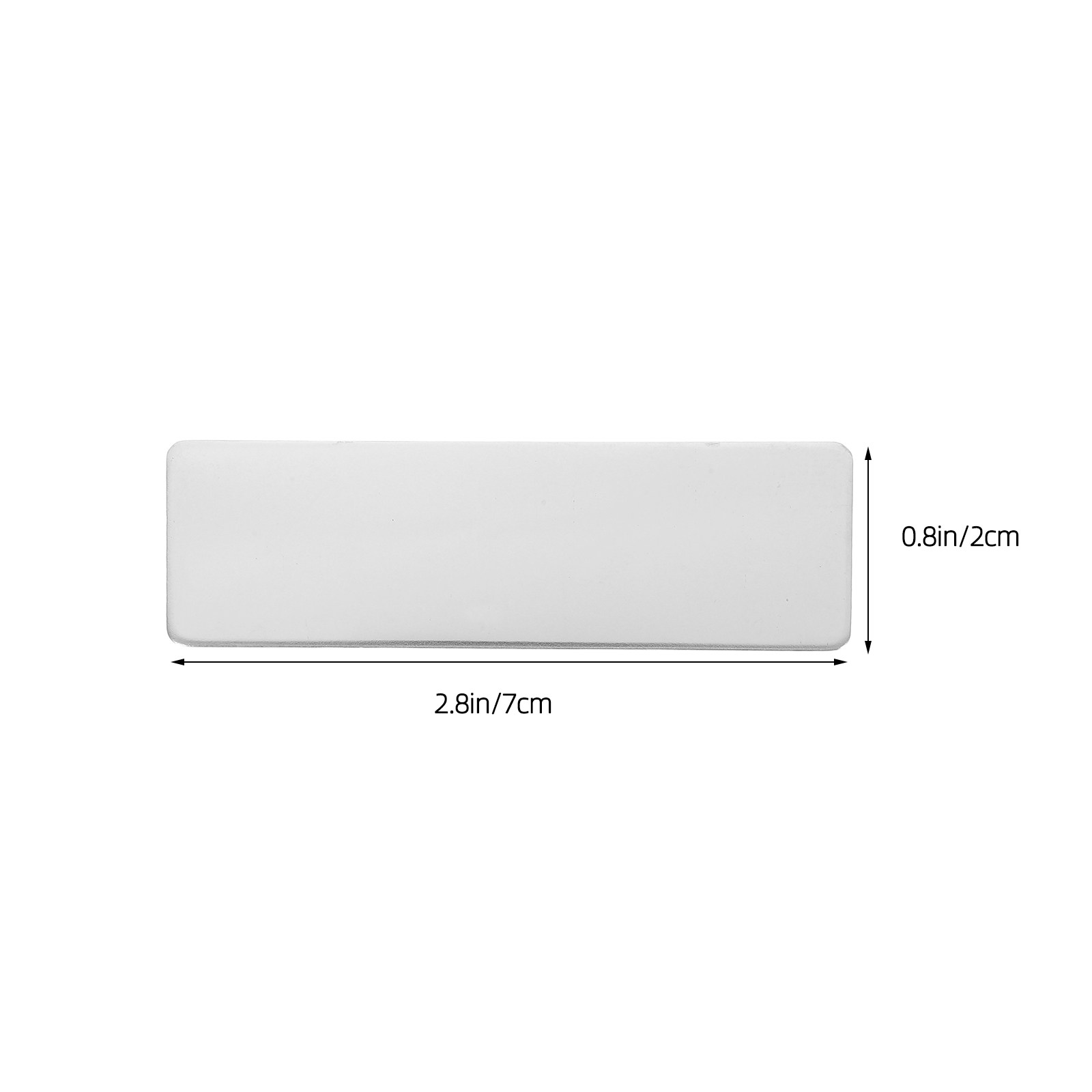 10Pcs Professional Stainless S - Desk Name Plate recension och pris