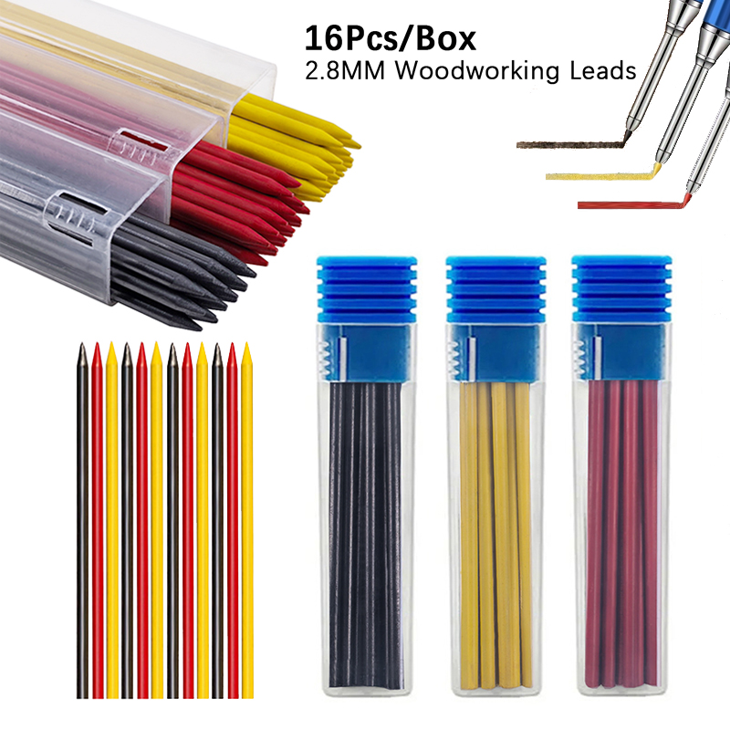 16pcs/Box 2.8mm 2B Solid Carpe - Mechanical Pencil Lead recension och pris