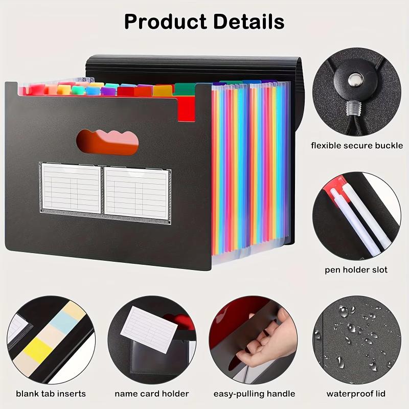 A4 Multi‑Layer Flip Organ Bag  - File Folder Hanging recension och pris
