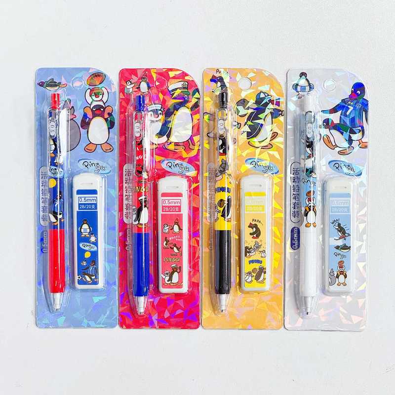 4/24pcs Kawaii Pingu Mechanica - Mechanical Pencil Lead recension och pris