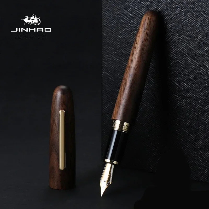 Jinhao 9056 Natural Wood Handm - Stationery Supply Business recension och pris