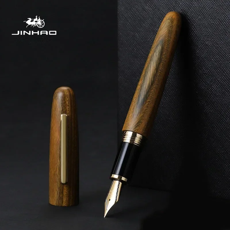 Jinhao 9056 Natural Wood Handm - Stationery Supply Business recension och pris