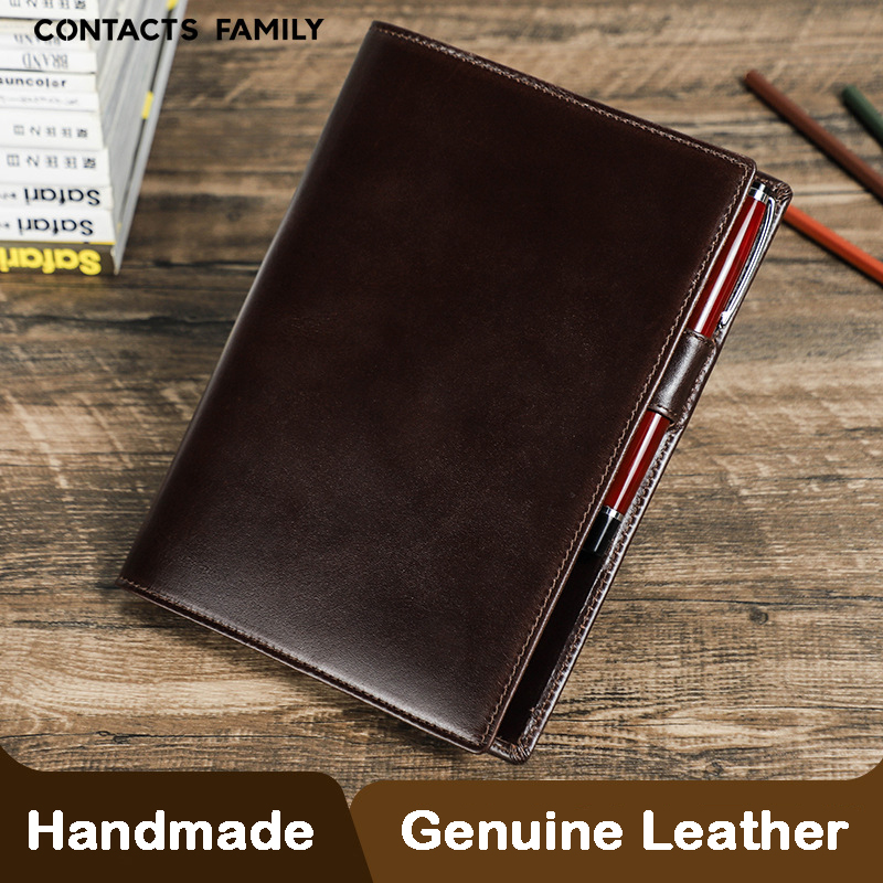 Genuine Leather Handmade A5 La - Stationery Supply Business recension och pris