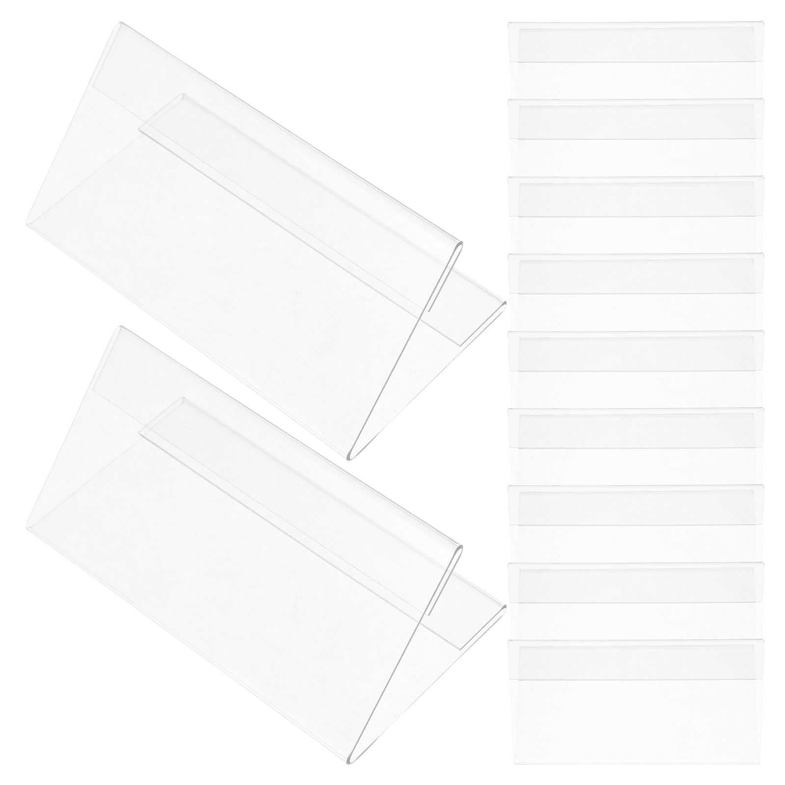 10Pcs -Shaped Table Tent Name  - Desk Name Plate recension och pris