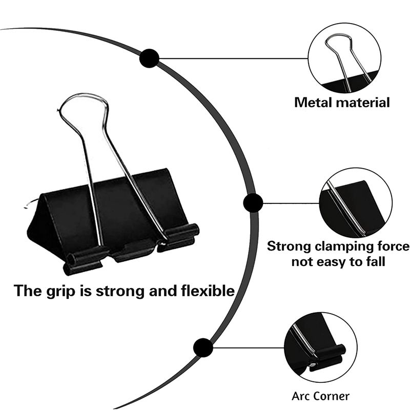 【2026 TOP Global】Binder Clips  - Binder Clip Assorted recension och pris