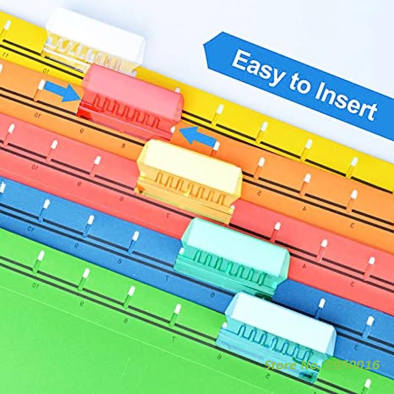 10Pcs Hanging Folder Tabs Inse - File Folder Hanging recension och pris