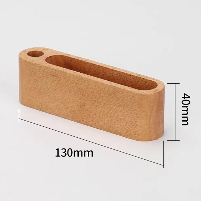 Business Card Holder Wooden Or - Desk Name Plate recension och pris