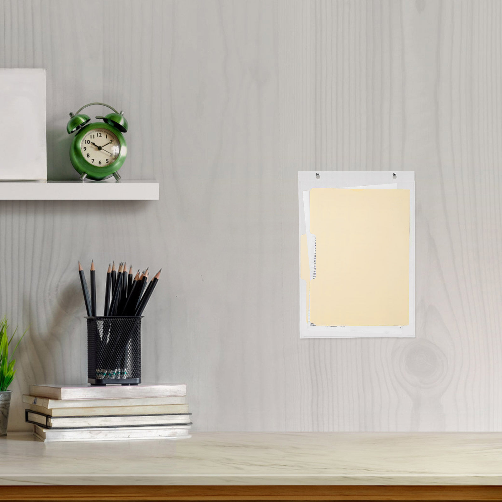 Clear Wall Mounted Acrylic Mag - File Folder Hanging recension och pris