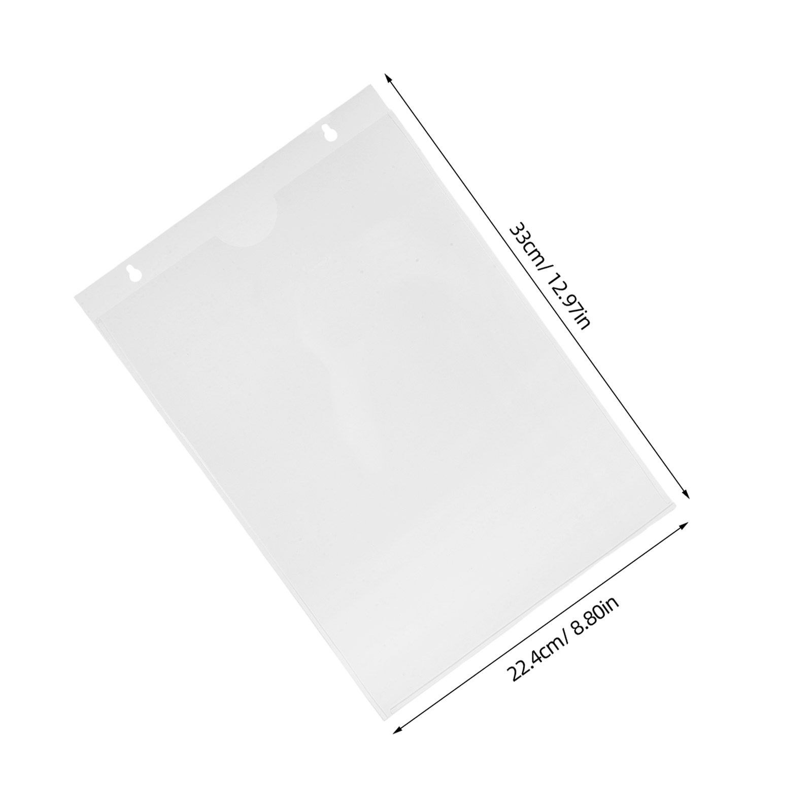 Clear Wall Mounted Acrylic Mag - File Folder Hanging recension och pris