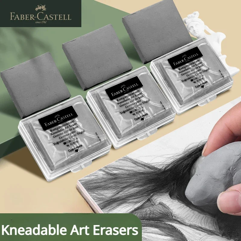 4PC Faber-Castell kneaded Eras - Rubber Eraser Kneaded recension och pris