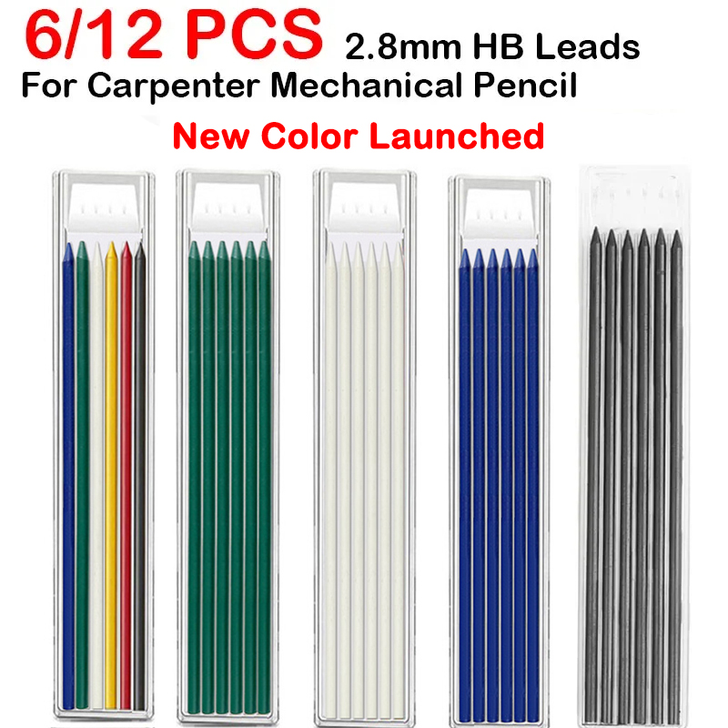 6/12 PCS For Woodworking Mecha - Mechanical Pencil Lead recension och pris