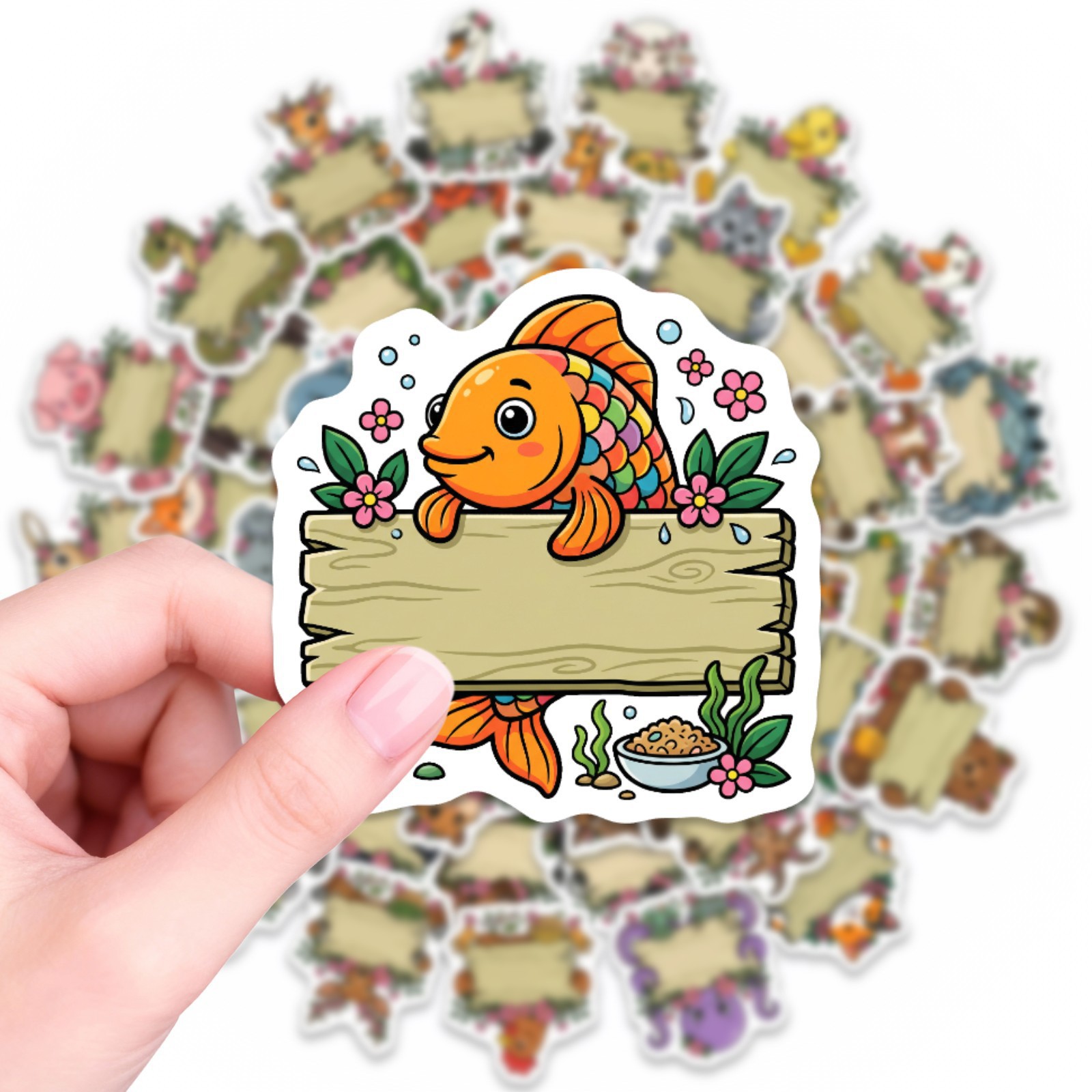 50/100Pcs HD Watercolor Forest - Paper Deal Stationery & Office Supply Kota Bharu recension och pris