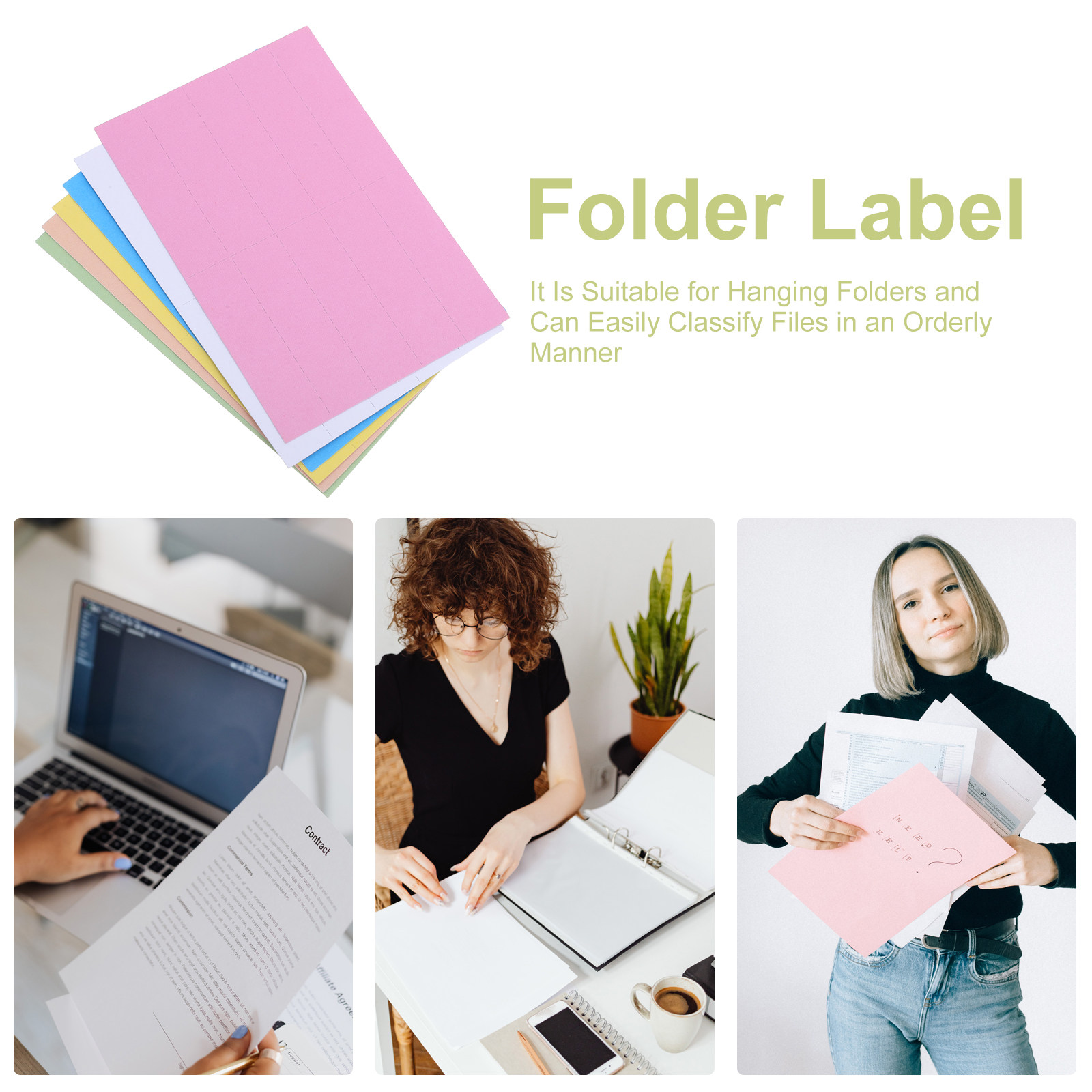 6Sheets Colored Hanging File F - File Folder Hanging recension och pris