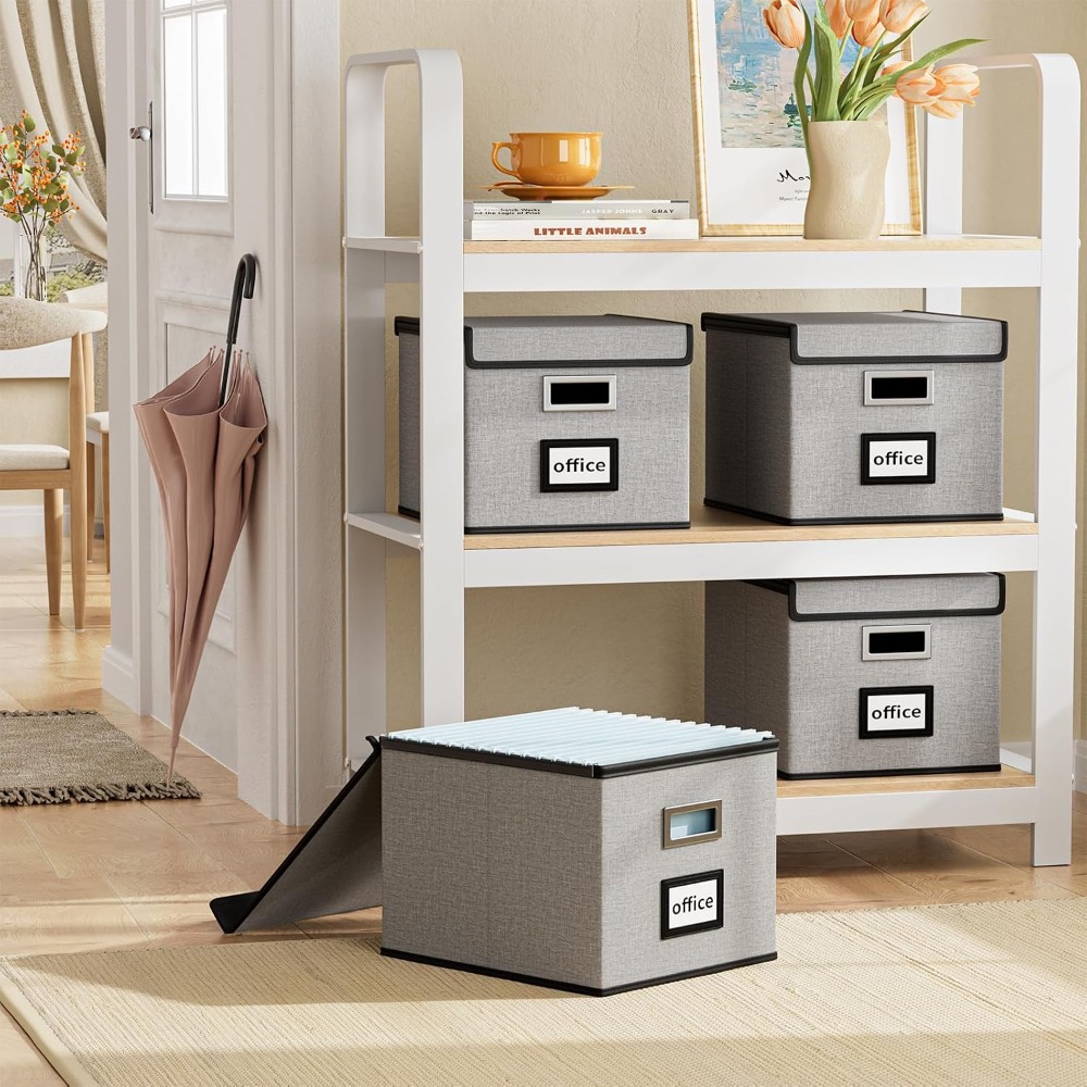 Collapsible File Organizer Box - File Folder Hanging recension och pris