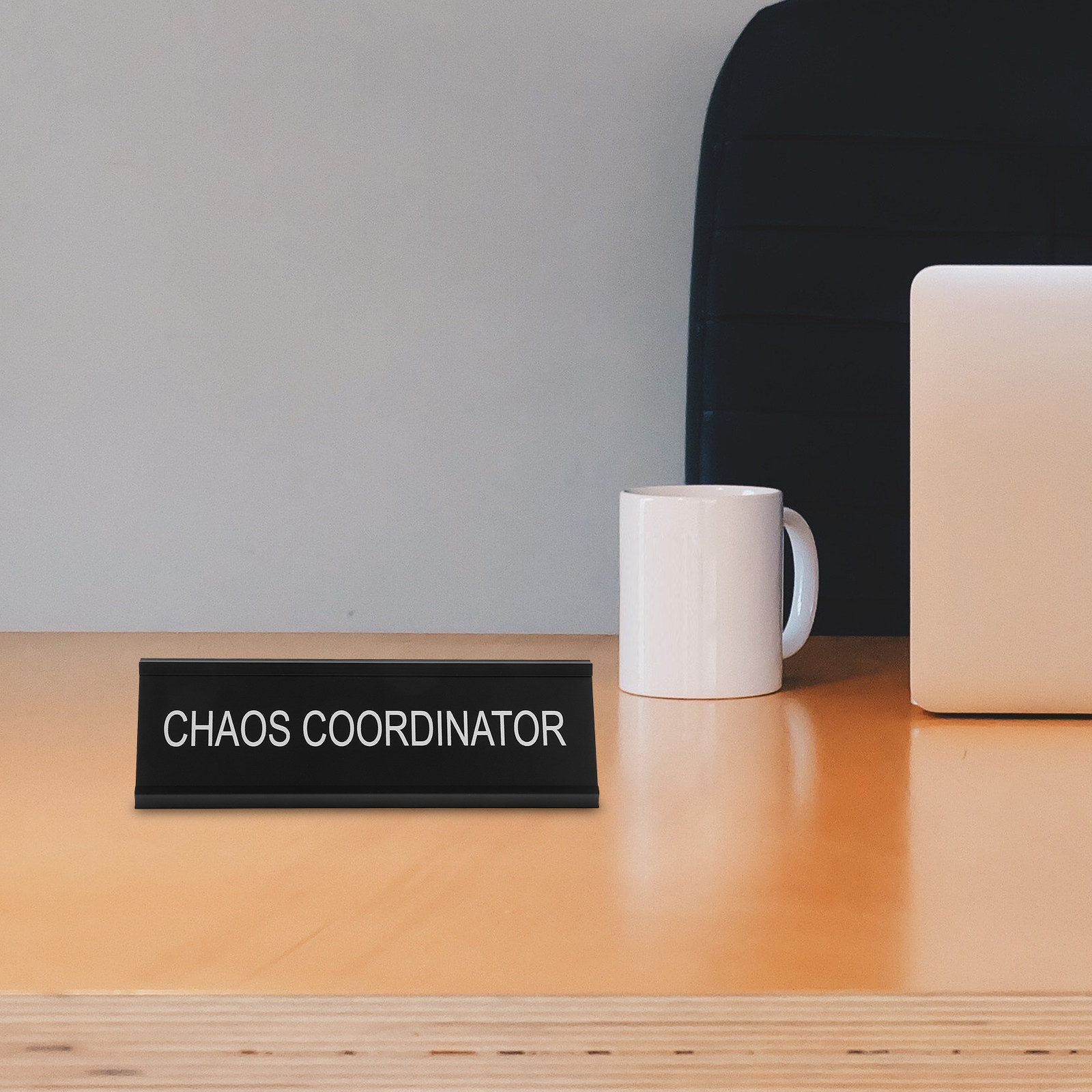L Shape Aluminum Desk Plaque C - Desk Name Plate recension och pris