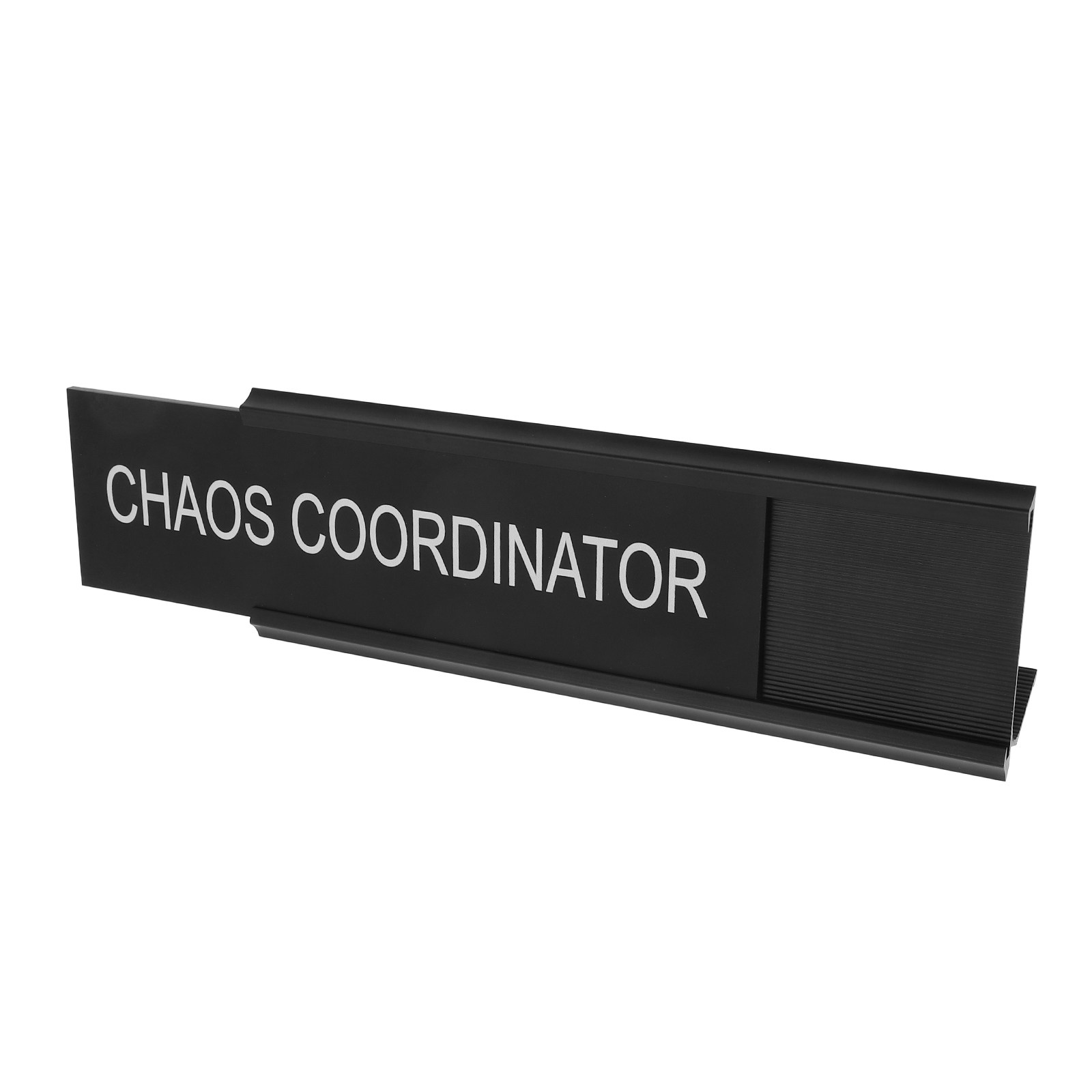 L Shape Aluminum Desk Plaque C - Desk Name Plate recension och pris