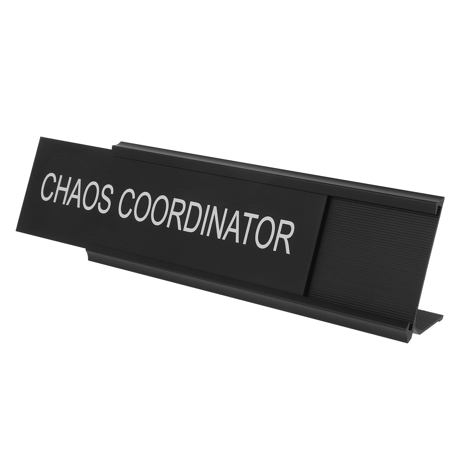 L Shape Aluminum Desk Plaque C - Desk Name Plate recension och pris