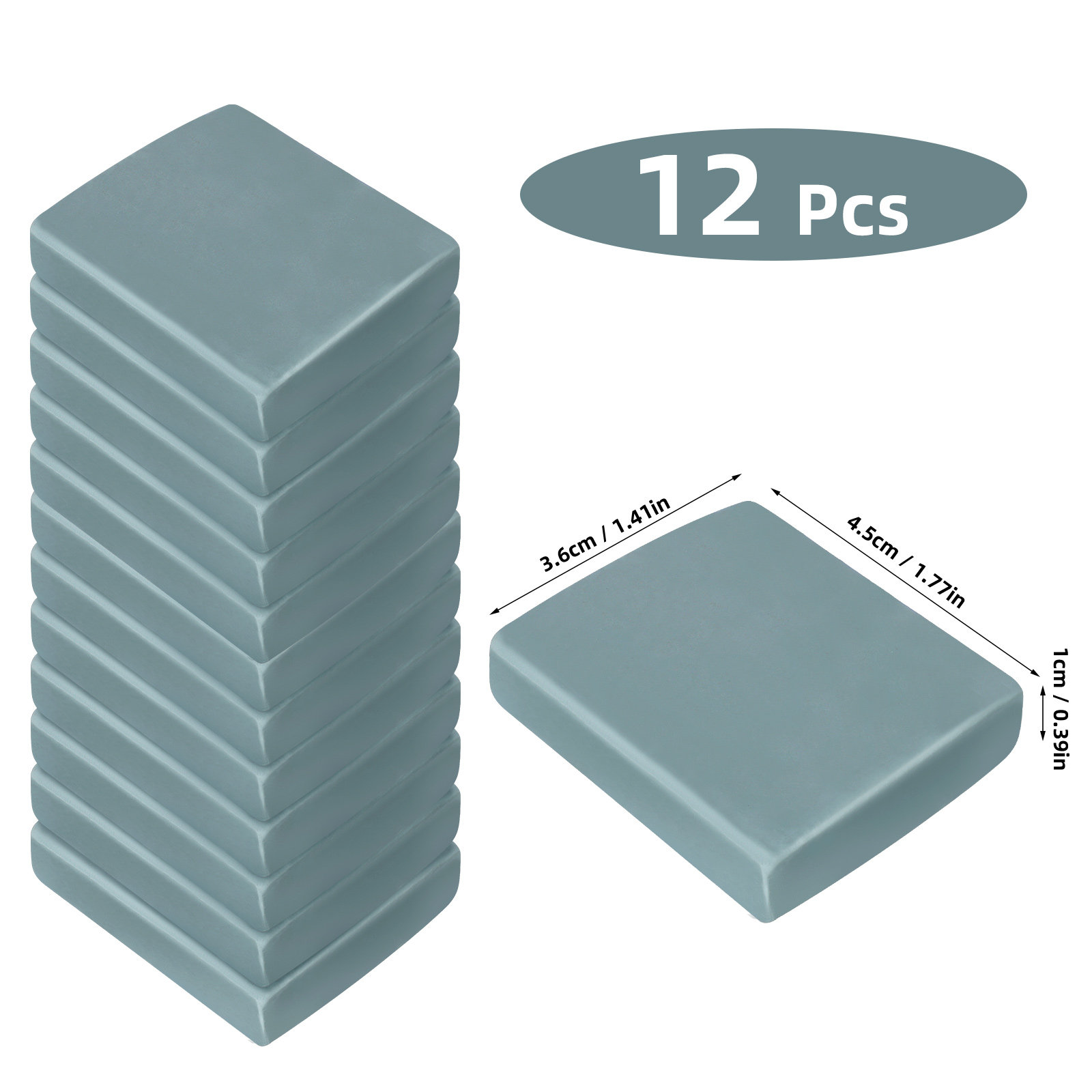 12Pcs Art Erasers for Drawing  - Rubber Eraser Kneaded recension och pris
