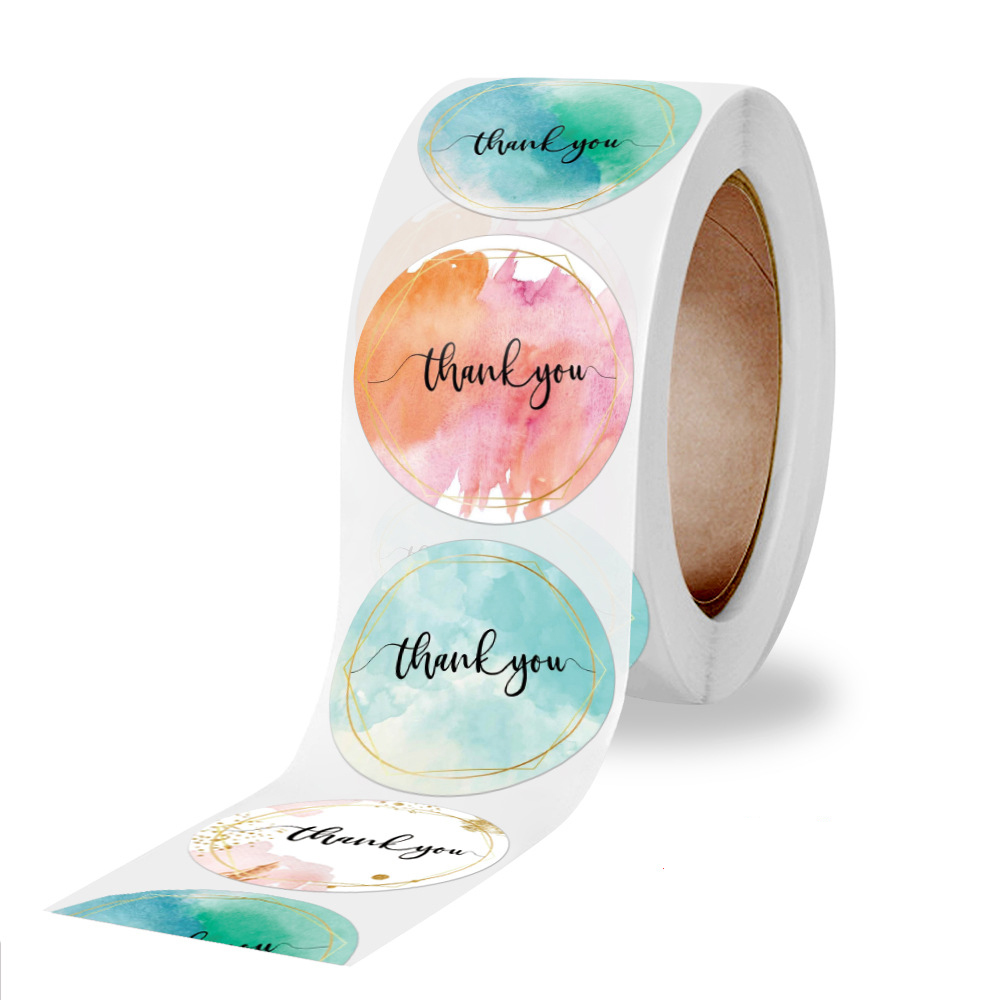 100-500 Pcs Thank You Stickers - Stationery Supply Business recension och pris