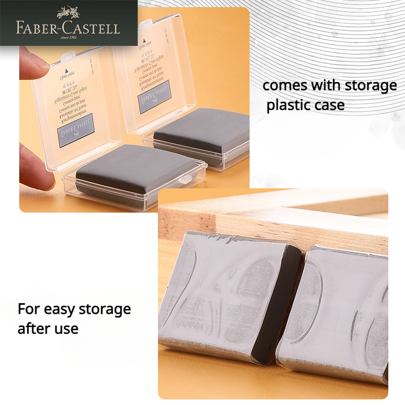 1/2/3/4 Pc Faber-Castell  Draw - Rubber Eraser Kneaded recension och pris