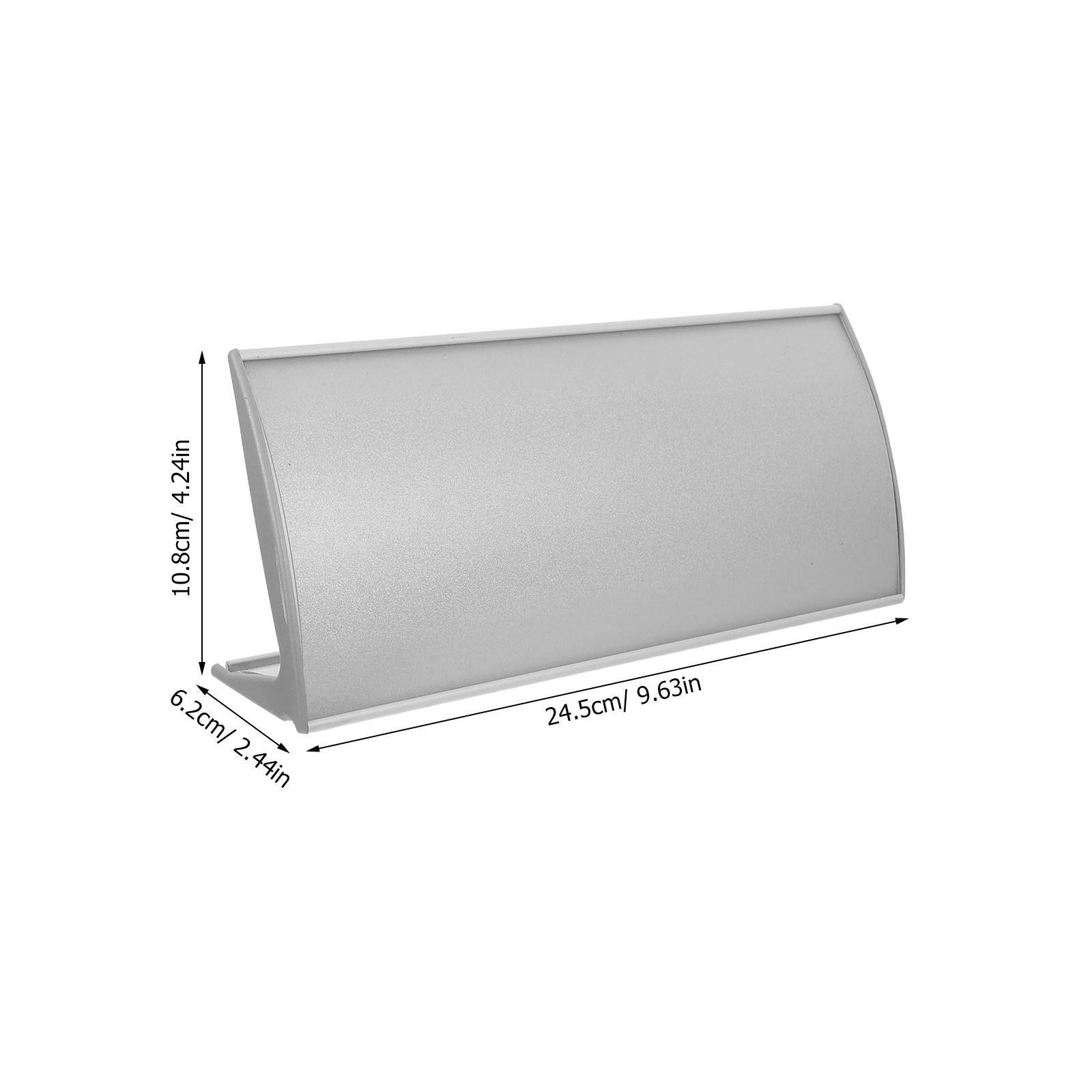 Aluminum Alloy L Shape Desk Na - Desk Name Plate recension och pris
