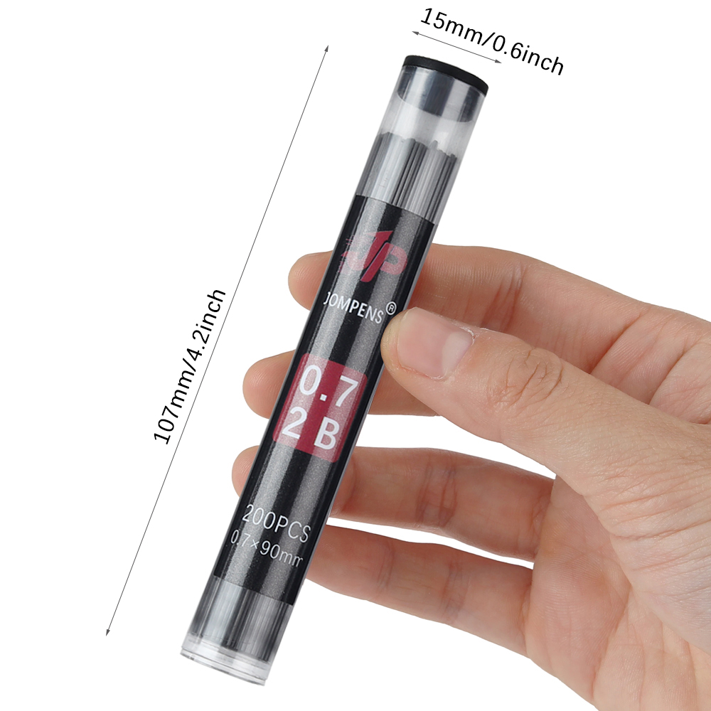 1box Large Capacity Round Tube - Mechanical Pencil Lead recension och pris